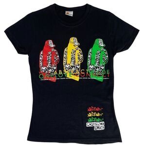 Abstract Rude One Love Hip-Hop Rap Tee Project Blowed